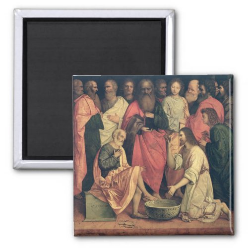 Christ Washing the Disciples Feet Magnet