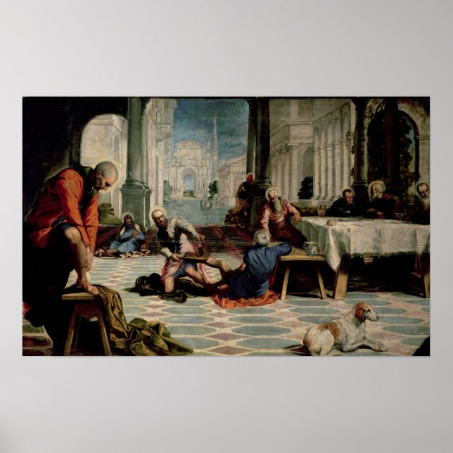 Christ Washing the Feet of the Disciples 2 Poster (Front)