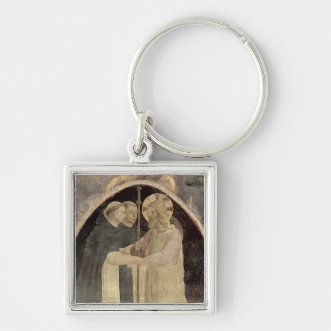 Christ Welcomes Two Dominican Friars, (fresco) (de Keychain (Front)