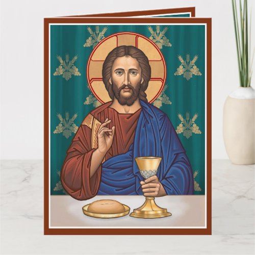 Christ with Chalice Card