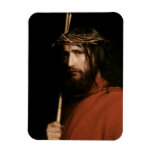 Christ With Thorns By Carl Bloch. Fine Art Magnet at Zazzle
