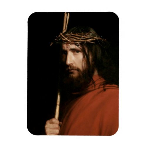 Christ with Thorns by Carl Bloch Fine Art Magnet