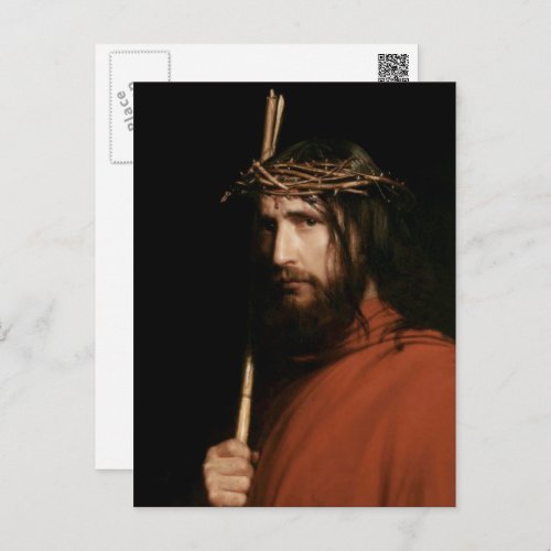 Christ with Thorns Fine Art Easter Postcard