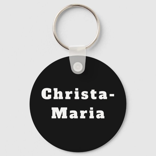 Christa-Maria Keychain (Front)