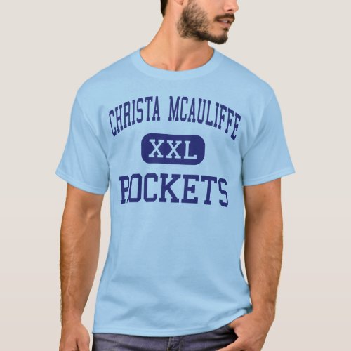 Christa McAuliffe Rockets Middle Elizabeth T_Shirt