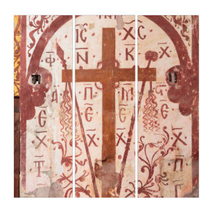 Christain Cross Artwork Triptych