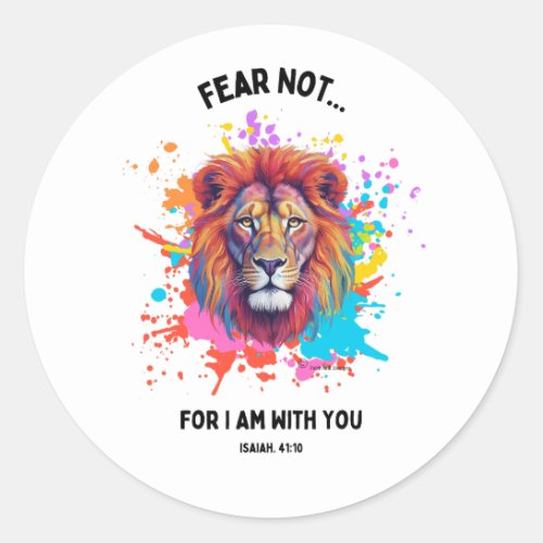Christain Sticker _ Fear Not with Verse