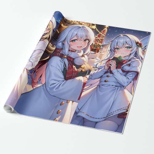 Christams Anime Gift  Wrapping Paper