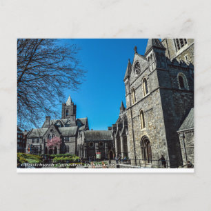 Christchurch Cathedral, Dublin Ireland Postcard