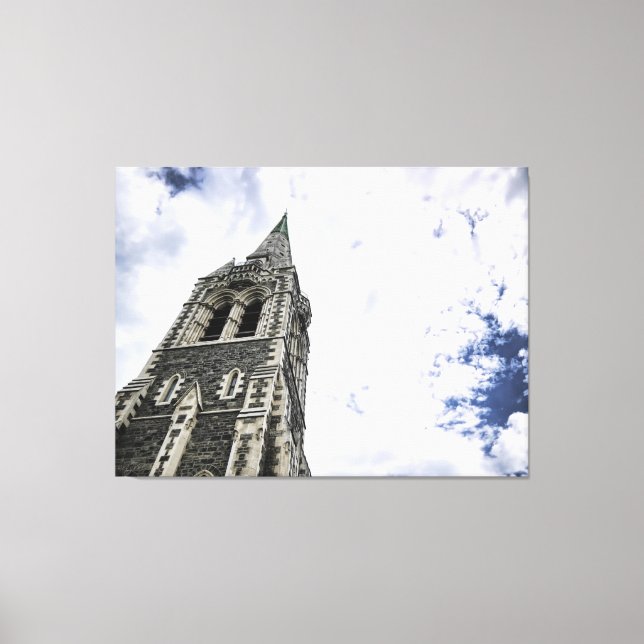ChristChurch Cathedral, New Zealand, Canvas Print (Front)