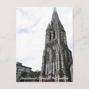 ChristChurch Cathedral, New Zealand Postcard