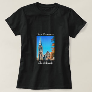 Christchurch Cathedral New Zealand travel T-Shirt