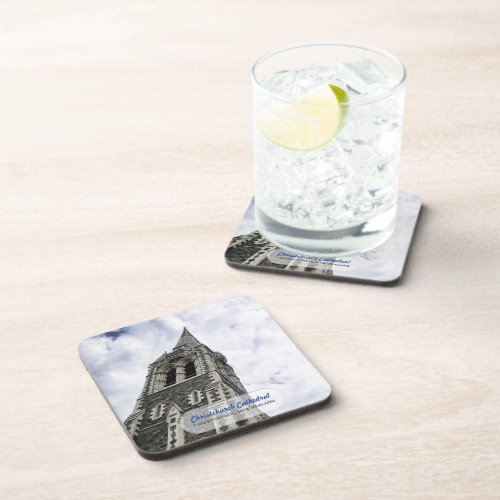 Christchurch Cathedral NZ Set of 6 Beverage Coaster