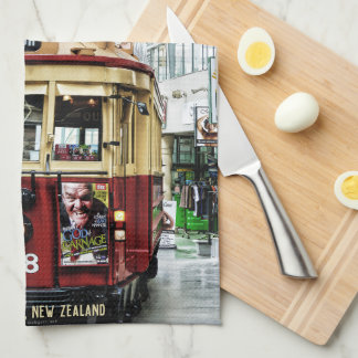 Christchurch City Tour Tram no.178 NZ Kitchen Towel