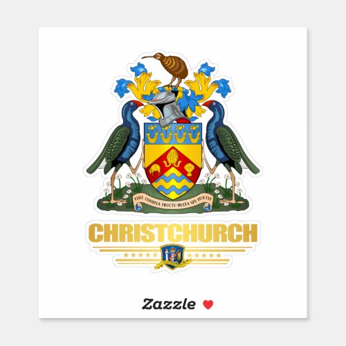 Christchurch COA Sticker
