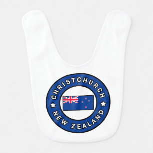 Christchurch New Zealand Baby Bib