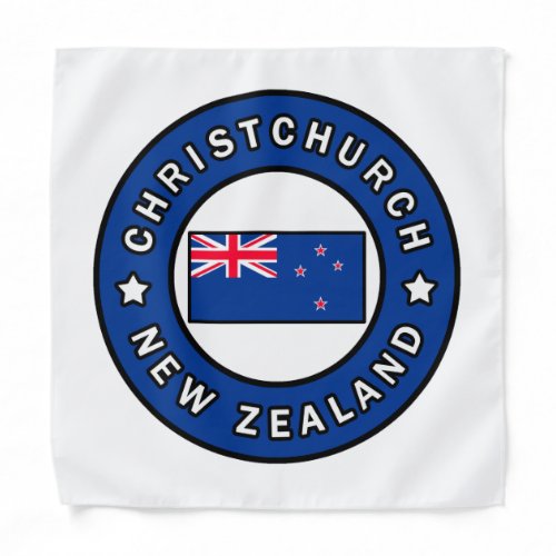 Christchurch New Zealand Bandana