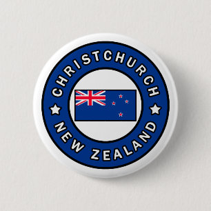 Christchurch New Zealand Button