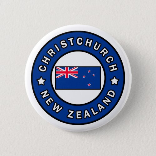 Christchurch New Zealand Button
