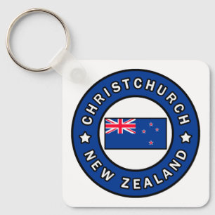 Christchurch New Zealand Keychain