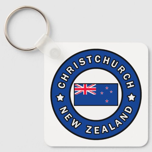 Christchurch New Zealand Keychain