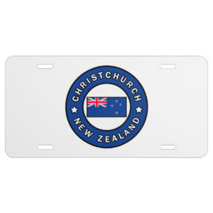 Christchurch New Zealand License Plate
