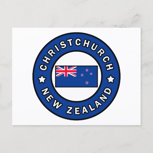 Christchurch New Zealand Postcard