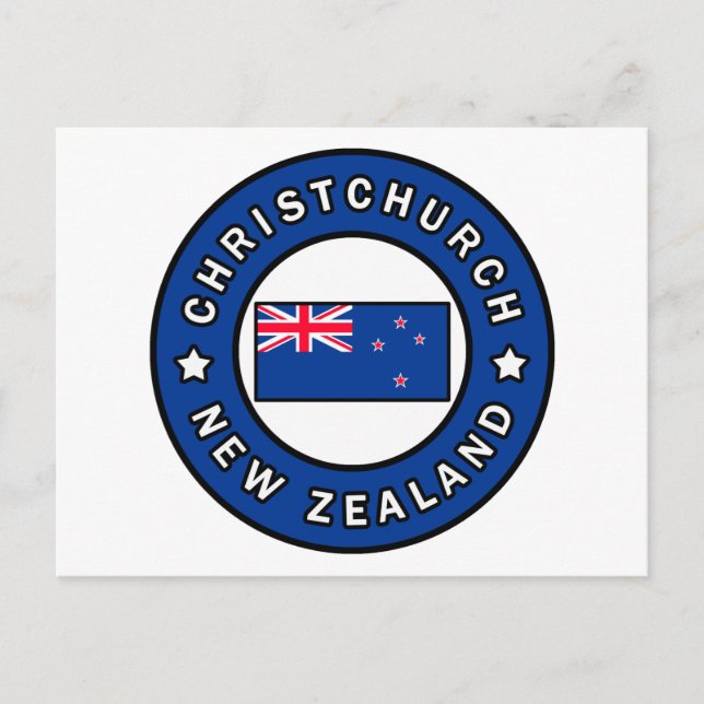 Christchurch New Zealand Postcard (Front)
