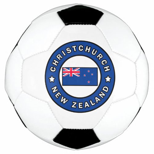 Christchurch New Zealand Soccer Ball