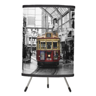 Christchurch New Zealand Tram Tripod Lamp