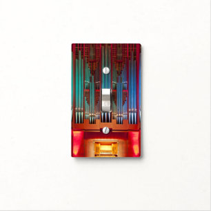 Christchurch town hall pipe organ light switch cover