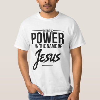 Christelijk heren t-shirt - Jesus is Power