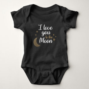 Christelijke Baby Romper - I love you to the moon