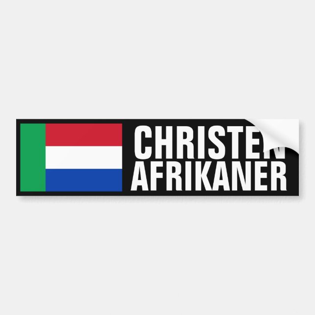 Christen Afrikaner Bumper Sticker (Front)