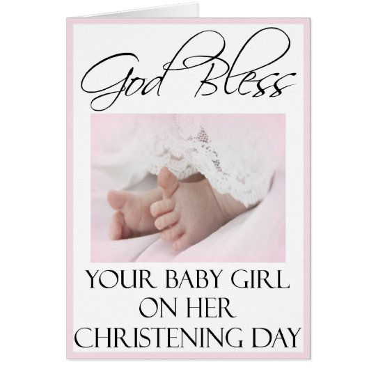 Christening/Baptism Cards for Baby Girl