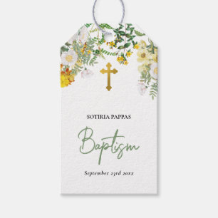 Christening Baptism Favor Boy Girl Gift Tags
