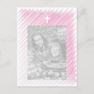 Christening/Baptism Invitation (Girl) Postcard