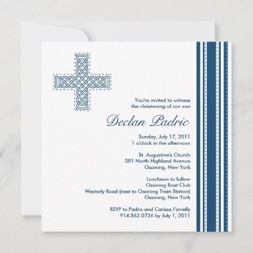 Christening / Baptism Invitation - Personalize