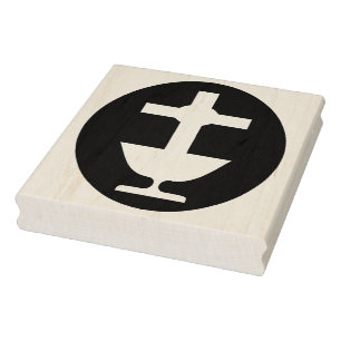 Christening baptize silhouette pattern art stamp