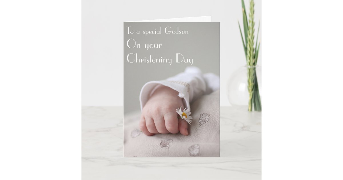 What To Write On A Christening Card From Godparent