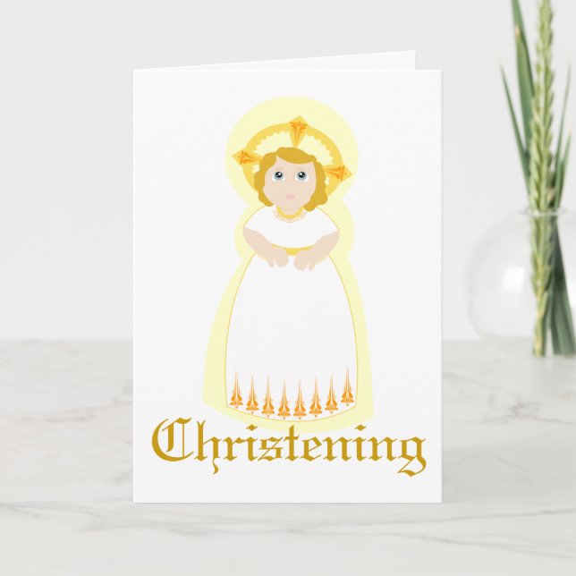 Christening-Customize Card (Front)