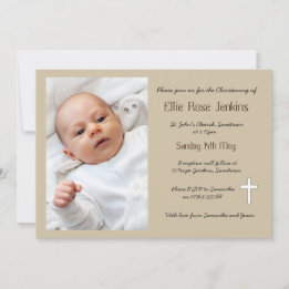 Christening invitation