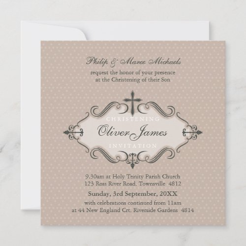 CHRISTENING INVITES :: viva 3SQ