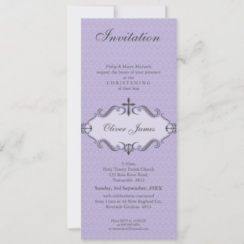 CHRISTENING INVITES :: viva 6P