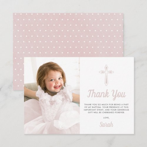Christening Religious Pink Girl Photo Baptism