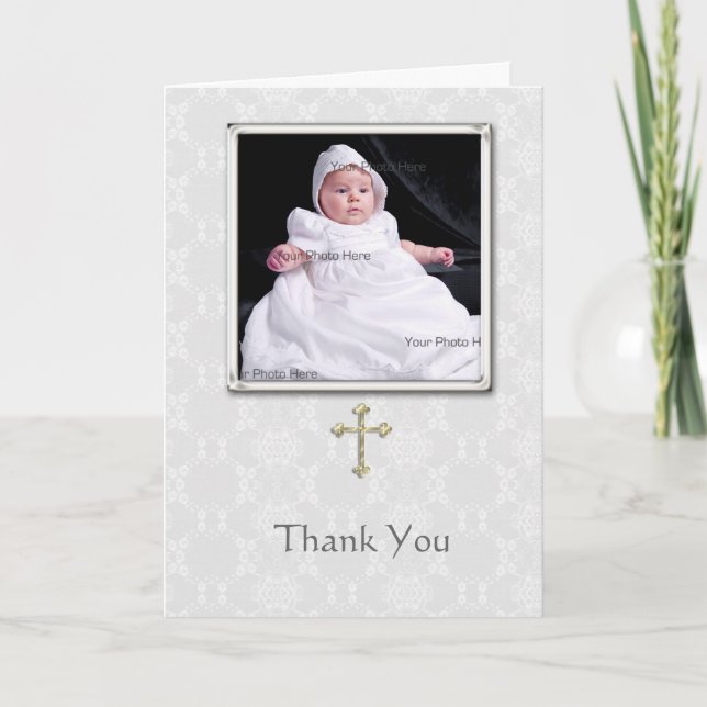Christening Thank You Card (Front)