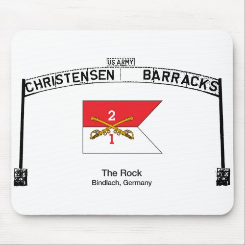 Christensen Barracks Bindlach Germany The Rock Mouse Pad