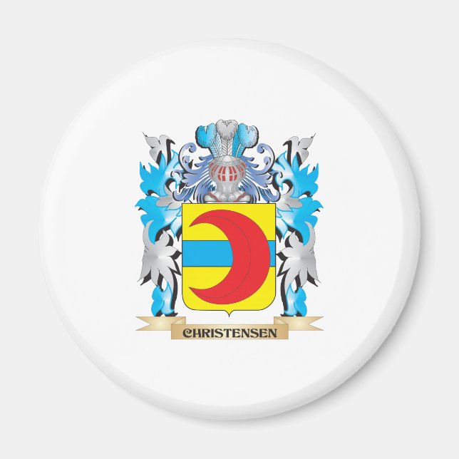 Christensen- Coat of Arms - Family Crest Magnet (Front)