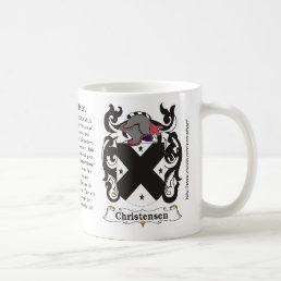 Christensen Family Coat of Arms mug