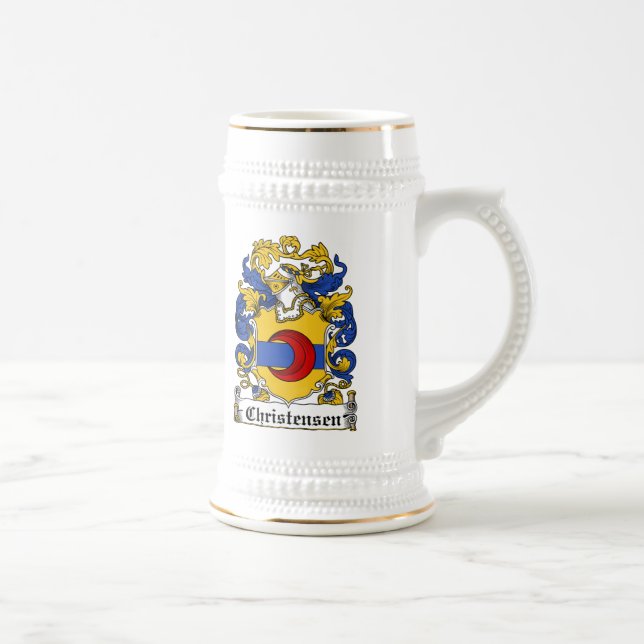 Christensen Family Crest Beer Stein (Right)